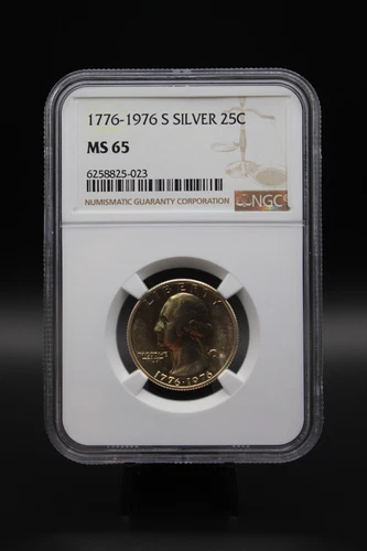 1776-1976  S MS65 Silver Washington Quarter  (013PID)