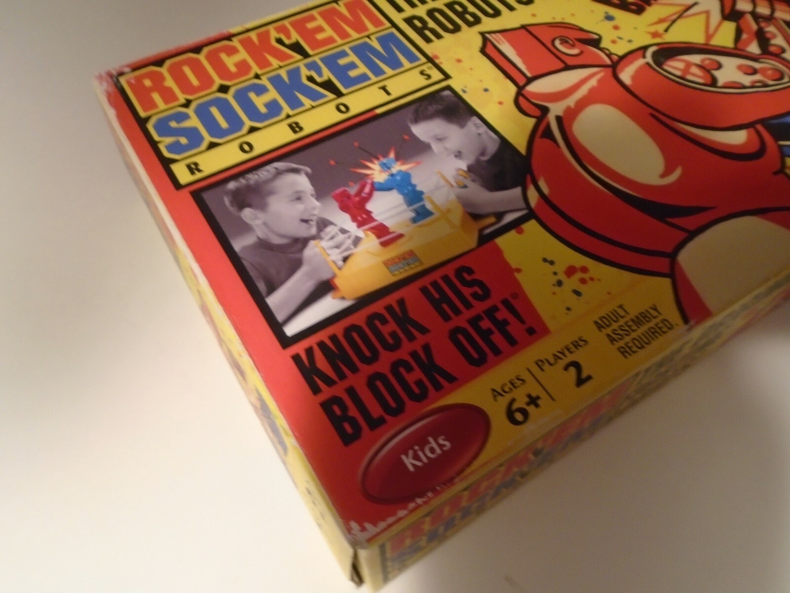 SAOLA Originale Rock Em Sock Em Robots Boxing 2O08 Mattel Classic con scatola solo parti