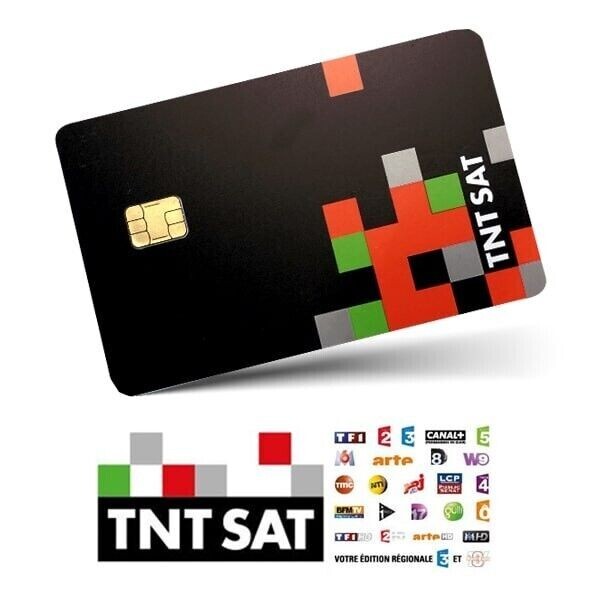 Décodeur satellite TNTSAT carte 4 ans pour soirée tv réussie à la maison