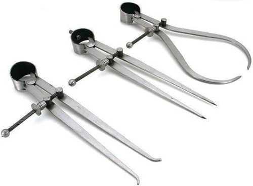 3 Pieces Spring Caliper Set - inside outside & Divider 8 Inch / 200 Mm - Tool,