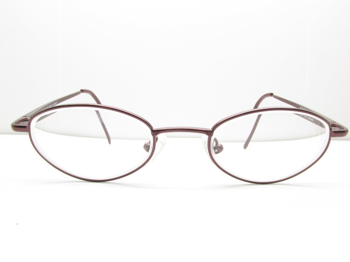 Genevieve MO Yvette Purple Oval EYEGLASSES FRAMES 46-19-135  display picture 2