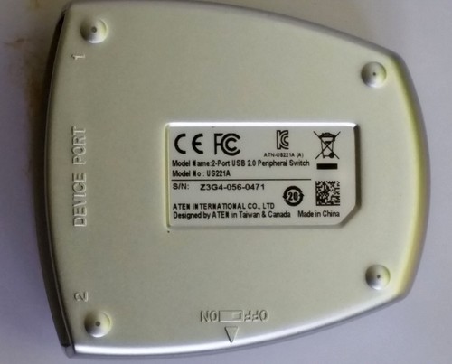 2-Port USB 2.0 Peripheral Switch US221A von ATEN INTERNATIONAL in Taiwan& Canada - Bild 11 von 15