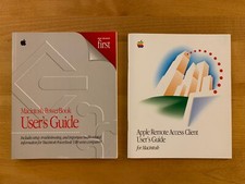 Vintage 1995 Apple Macintosh PowerBook 5300 Remote Access User Guides
