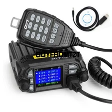 KT-8900D VHF UHF Car Radio Station Mobile Radio Walkie Talkie with USB Cable tzt