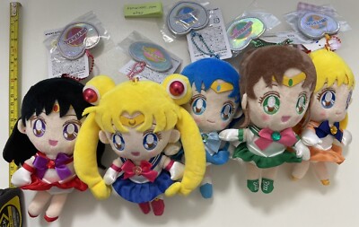 Sailor moon plush 5 set limited usj japan 2022 usagi mars Mercury Venus Jupiter