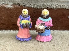 Set Of 2 Vintage Easter Eagle In Dresses Spri...