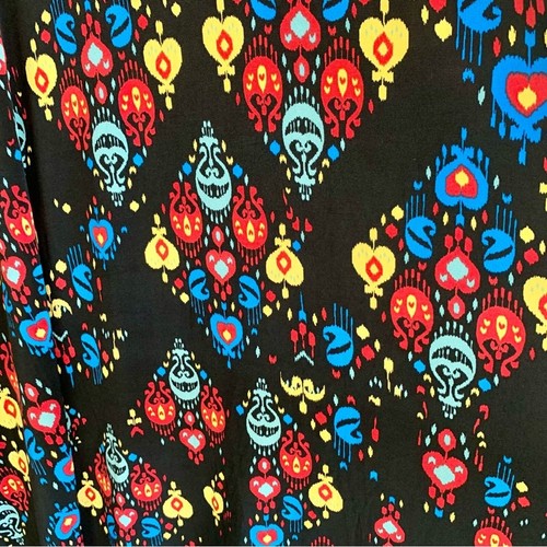 LuLaRoe Maxi Skirt Dress Slinky Stretchy Versatile Boho Tribal India Print New - Picture 7 of 10