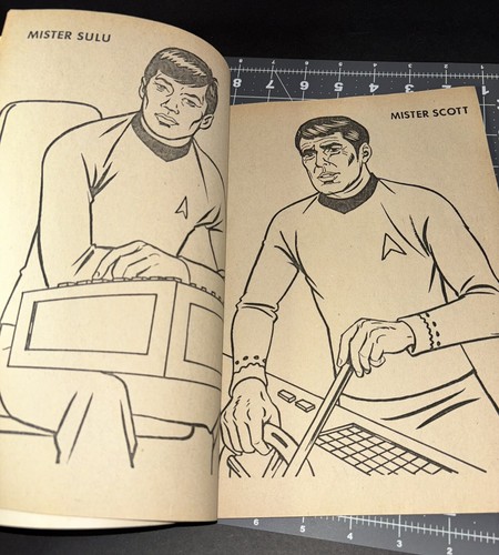 Vintage 1979 STAR TREK Coloring Book UNUSED! Clean Very Good NM - Picture 8 of 16