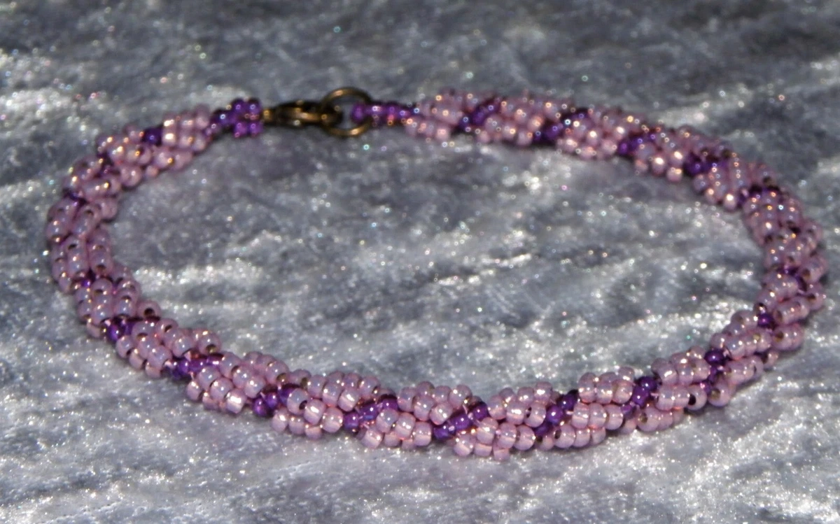 Purple rope bracelet sale