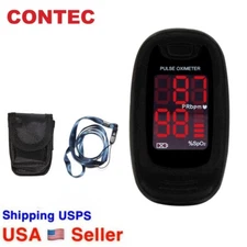 CONTEC ,CMS50M ,Finger Tip Pulse Oximeter LED SPO2 Saturation Oxymeter FDA