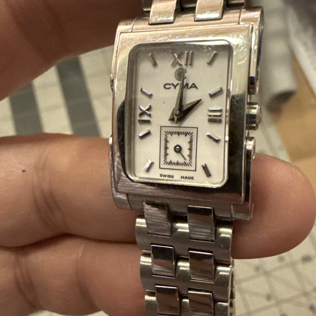 CYMA Oceana Club‎ 14kt & Stainless Steel Womens Roman Numeral & Date Swiss Watch Lot - Cyma Oceana & Date Two Tone S.S. Wrist Watch main image 2