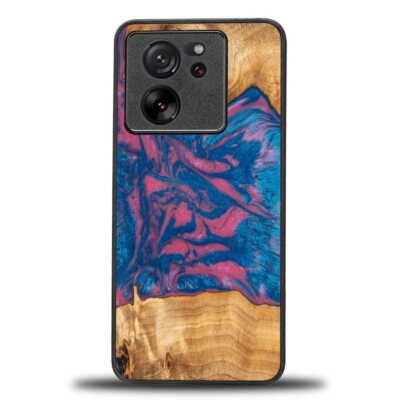 Handyhülle für Xiaomi 13T/13T Pro Bewood Unique Neons Vegas Holzhülle Case Etui