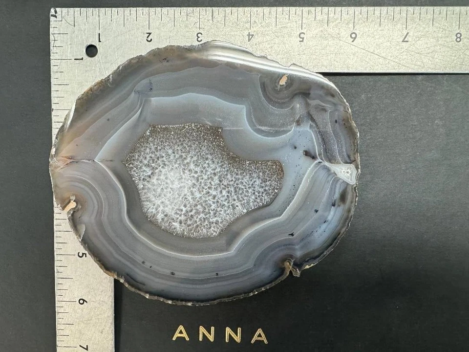 ANNA NEW YORK Collection. Ita Cheese Plate & Forma Spreader. Smoke Silver (NWB) - Image 4 of 4