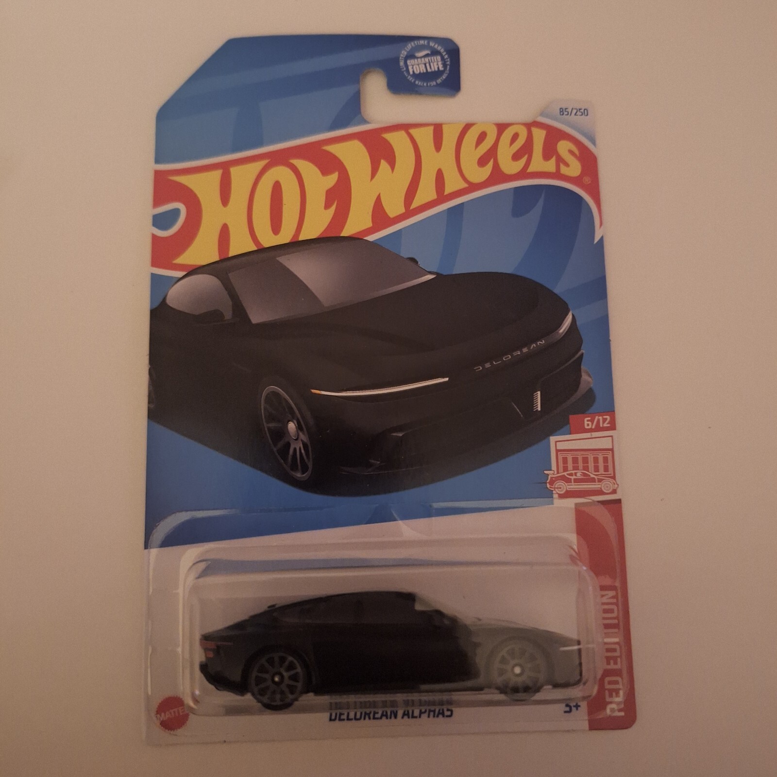 2024 Hot Wheels Alpha5 Red DeLorean Target Exclusive 6/12 New Release