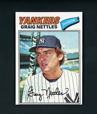 Graig Nettles 1977 Topps - NY Yankees #20 EX-MT