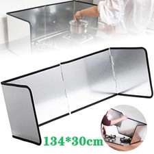 134*30cm Folding Splatter Screen Stove Shield Guard Oil-proof Splash Board Tool