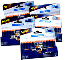 Nerf Elite Blue Orange Tipped Darts 12 count Refill Pack Lot of 5 Total 60 Darts