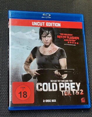 Cold Prey Teil 1 und Teil 2 Uncut Edition Blu ray OOP Rarität