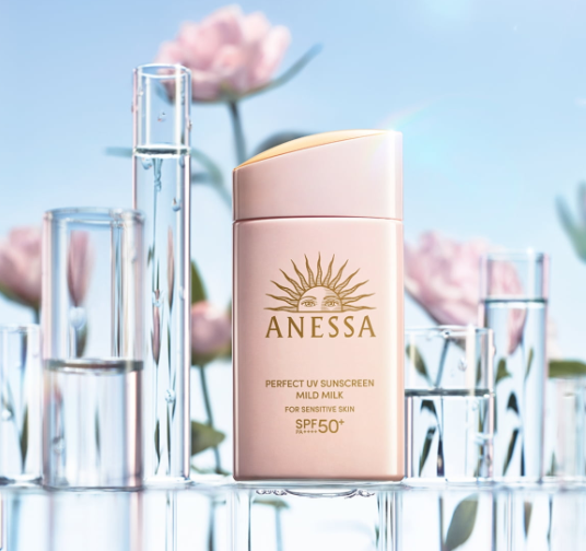 New Version! ANESSA Perfect UV Sunscreen MILD MILK SPF50+ PA++++