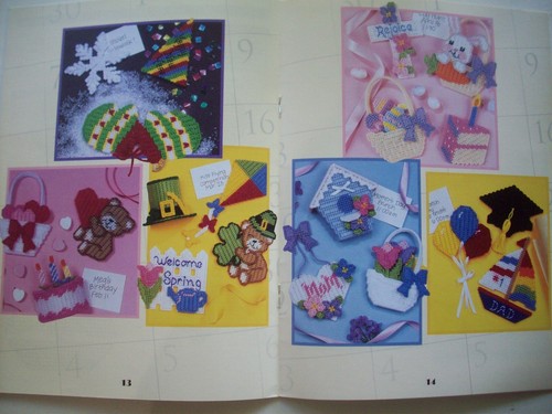 Magnets thru the Year plastic canvas pattern booklet 42 designs *A - Picture 4 of 4