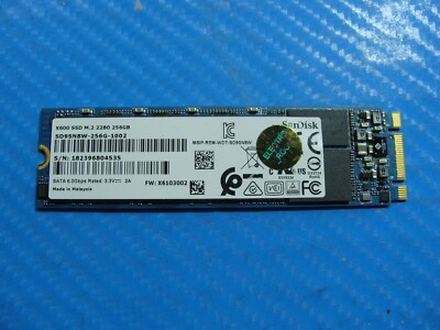 内蔵型SSD SanDisk SSD X600 256GB M.2 2280 SanDisk X600 256 GB Internal Solid State Drive - SATA - M.2