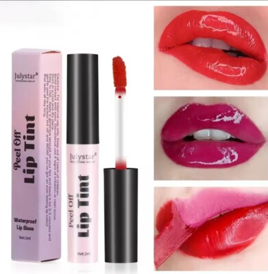 Tear Off Glaze Finish With Base Color Tinted Lip Peel-Off Lip Stain Lippenstift