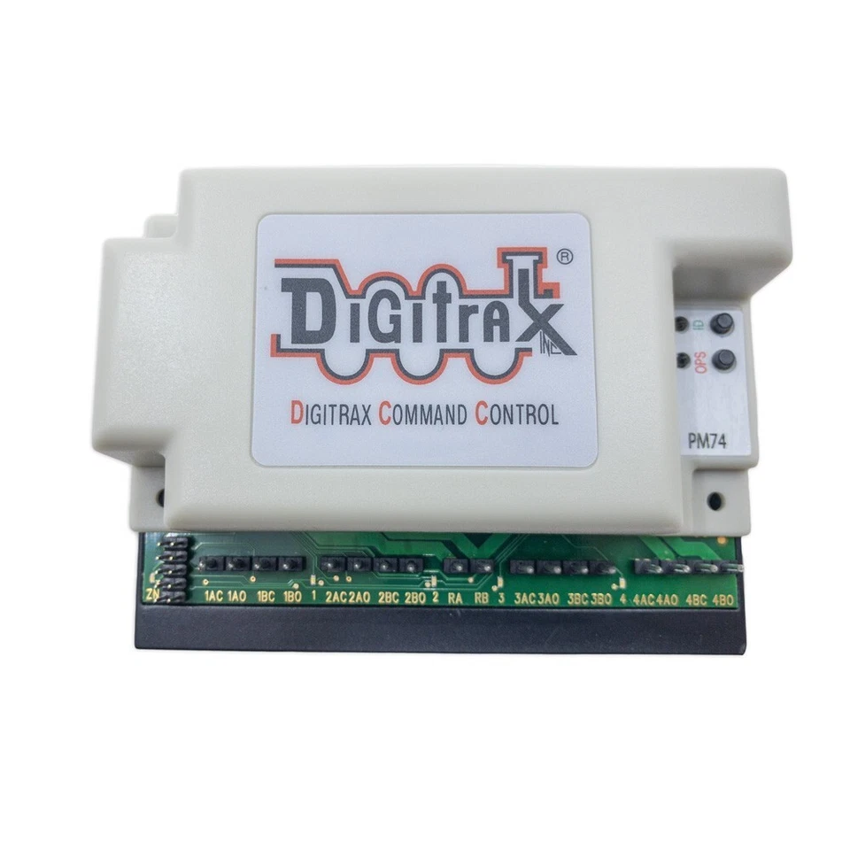Digitrax ~ New 2025 ~ PM74 Quad Circuit Breaker With LocoNet ~ Replaces PM42 - Image 2 of 2