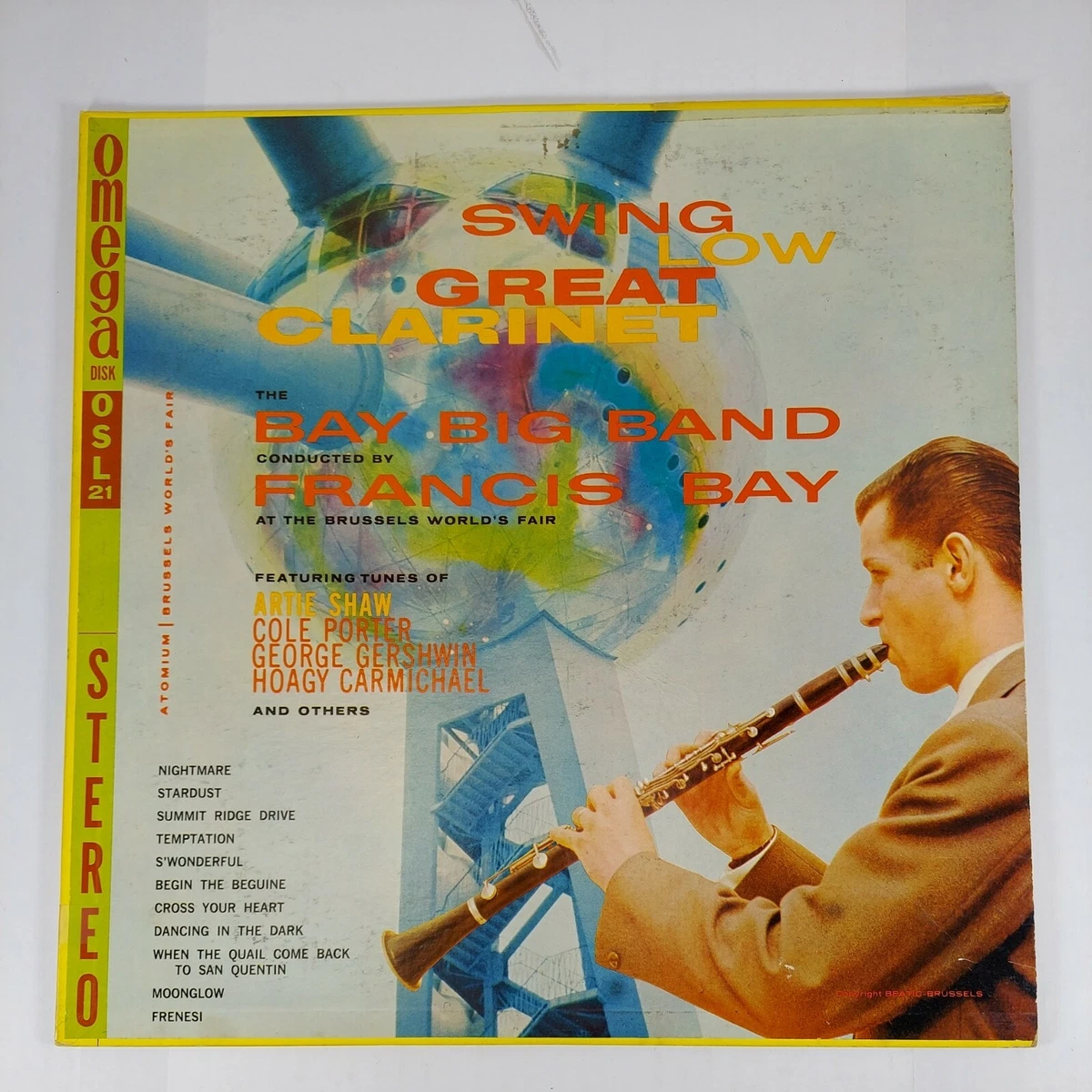 Swing Low Great Clarinet Bay Big Band Omega Disk OSL 21 LP