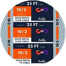 MC 10/2 Cable Metal Clad Aluminium Armor Solid Copper Conductor for Indoor