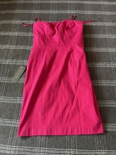 Ann Taylor Dress Cocktail Hot Pink Size 2 $158.00 NWT