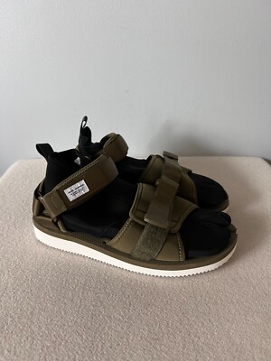 Suicoke x Maharishi Kuno Tabi Sandals - Size 8 - Olive Black - NEW