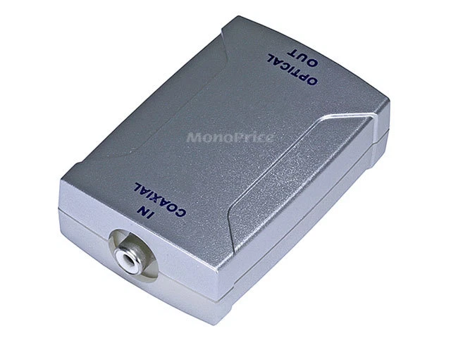 Convertidor de audio digital Toslink coaxial (RCA) a óptico 2947 Foto 2 de 2