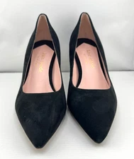 Kate Spade New York Charmer Pump Women's Sz 7B Heels Black Silver