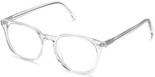 Warby Parker CARLTON Eyeglasses Frames Crystal Medium 51-20-145 mm NWT 