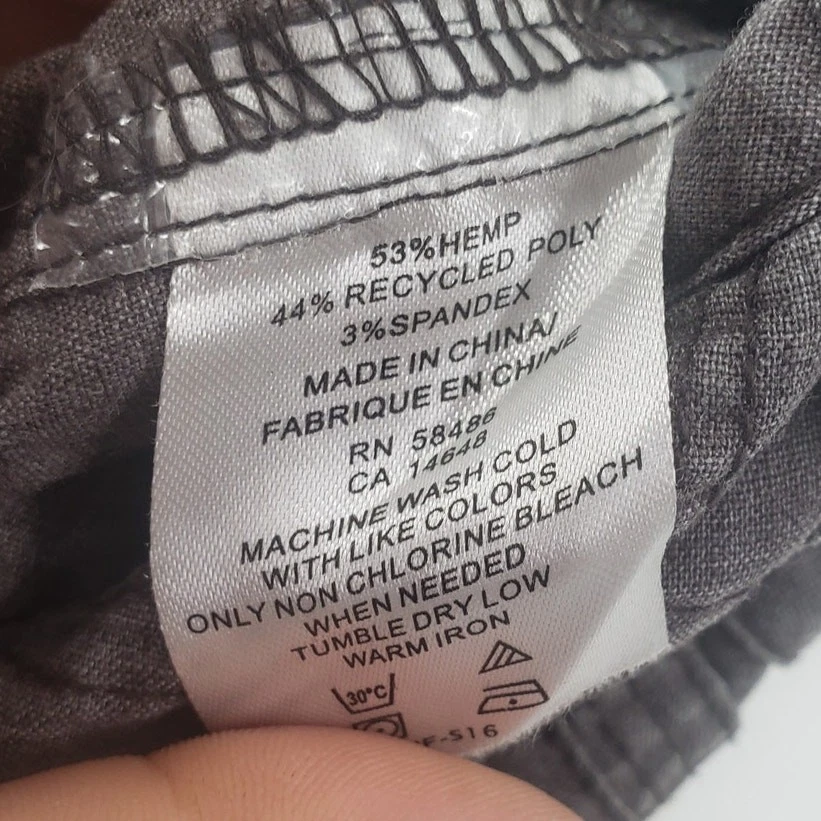 Pantalones cortos de mezcla de cáñamo WHITE SIERRA para mujer talla 6 Foto 4 de 4