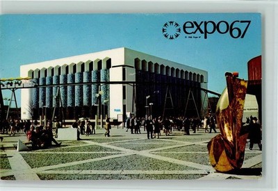 10551841 - Ausstellung - Expo 1967 -Iran - On Ile Saint-Helene ,  sehr gute