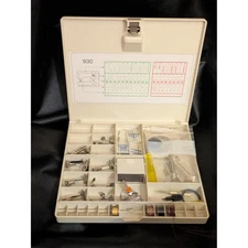 Bernina 930 Sewing Machine Accessories Kit Box 9 Presser Feet Needles Bobbins