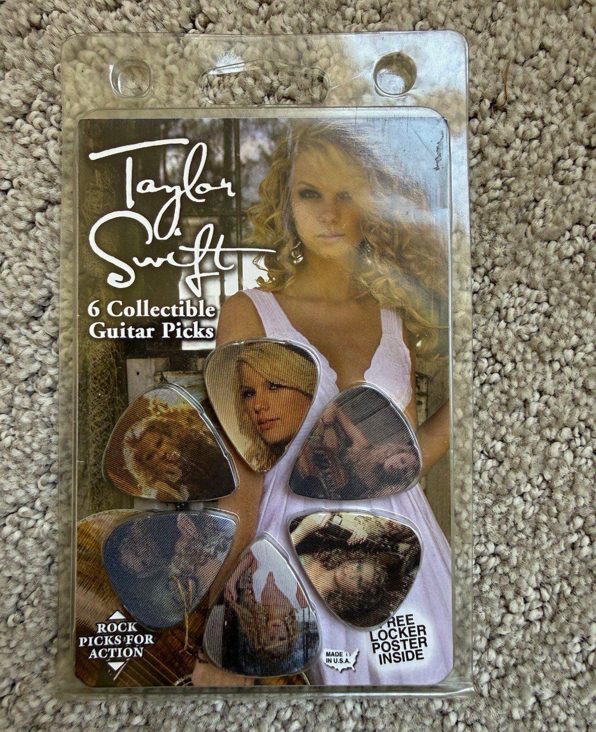 Taylor Swift Debut Era, 6 Guitar Picks Sealed