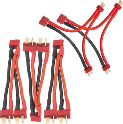 RC Car Serial Series Cable Adapter T Plug 14 AWG Soft Silicone Wire Parallel