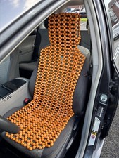 Wooden Beaded Car Seat Cover Massage Cushion With Headrest Wooden Beaded Car Seat Cover Massage Cushion With Headrest