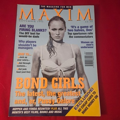 MAXIM Magazine September 1995 Issue 5 (1318) Bond Girls Ursula Andress 007