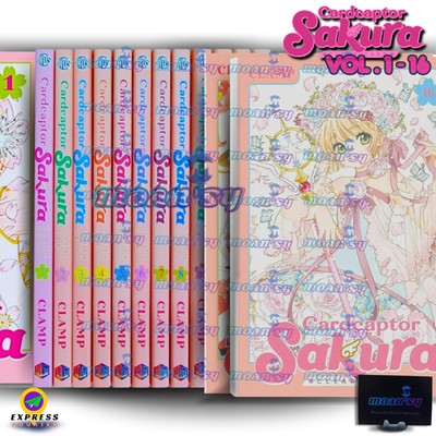 Cardcaptor Sakura Clear Card Vol 1-16 Manga English Full Set Comic Books Clamp
