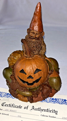 Cairn Studios Tom Clark Gnome Collection- 1984 HAL- Edition #54- Halloween
