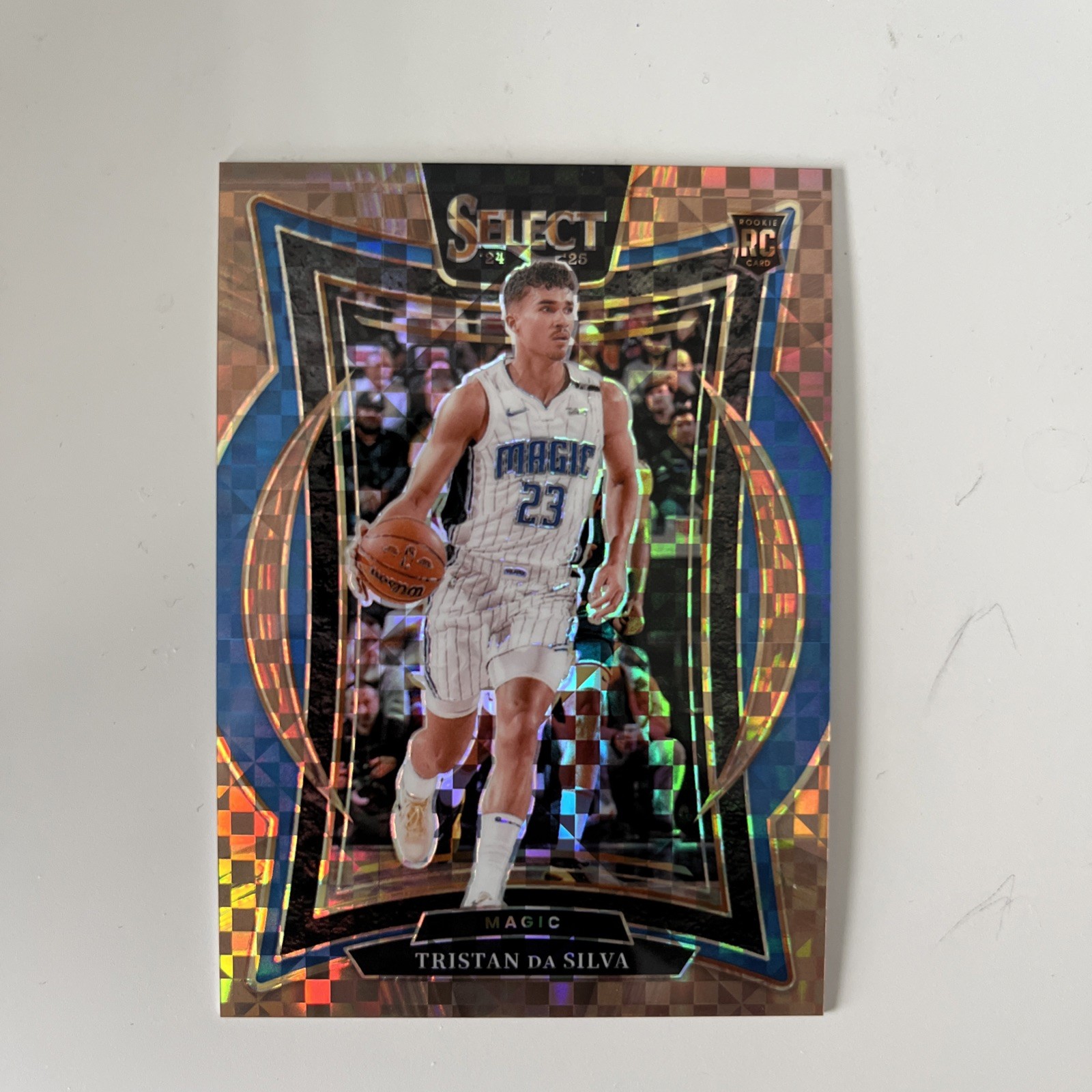 Tristan Da Silva 2024-25 Panini Select Concourse Bronze Checker 18/49 RC #83