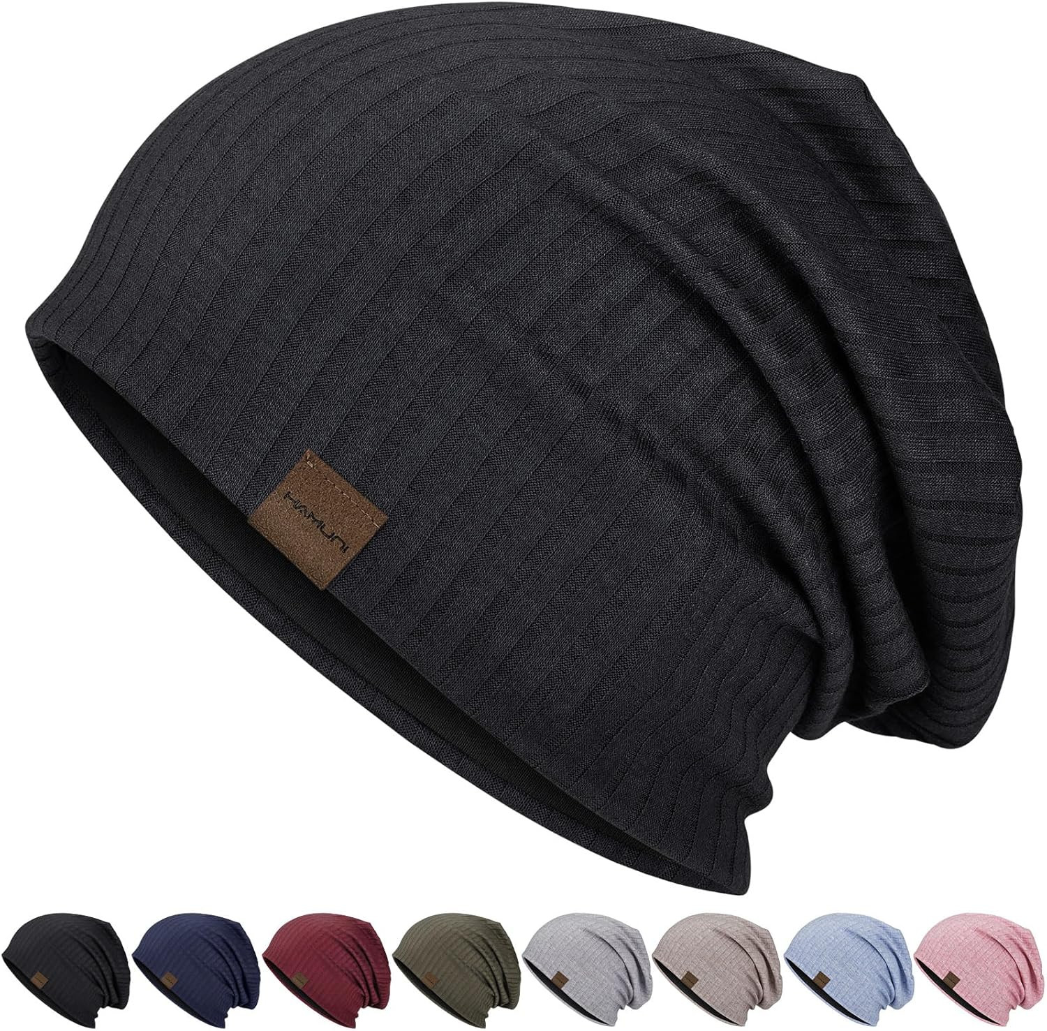 Slouchy Beanie Hip-Hop Soft Lightweight Running Beanie Hat Breathability & Elast