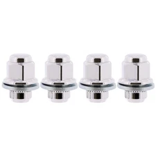 Chrome Lug Nuts Compatible with Mitsubishi | MR455707 | Pack of 4