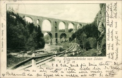 Ak Jocketa Pöhl im Vogtland, Elstertalbrücke - 5027784
