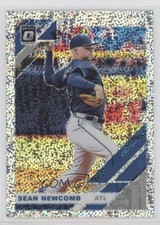2019 Panini Donruss Optic White Sparkle Prizm Sean Newcomb #117 2t9