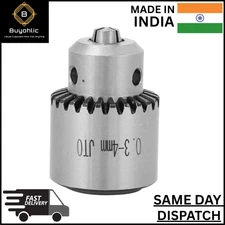 Micro Fine JT0 Taper to mount Drill Chuck with Key 0.3-4mm Manual Feed Control