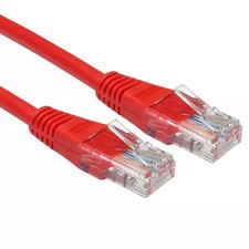 Cables Direct 5m Cat5e networking cable Red
